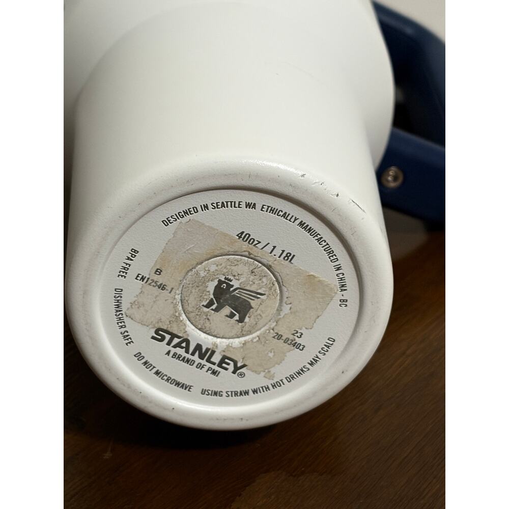 Stanley 40oz Adventure Quencher Tumbler White Confetti Handle Straw Cup - Picture 3 of 6